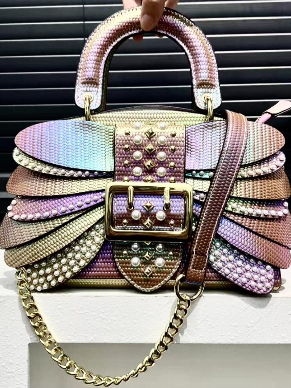 NEW FABULOUS RETRO BEAUTIFUL CROSSBODY SHOULDER LEATHER HANDBAG
